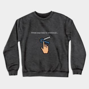 Press Any Key Crewneck Sweatshirt